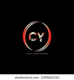 creative letter logo.gradient logo design with black backgroundfor your company.