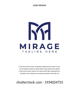Icono de letra creativa M diseño de ilustración vectorial. Letra alfabética color de diseño del logotipo M editable