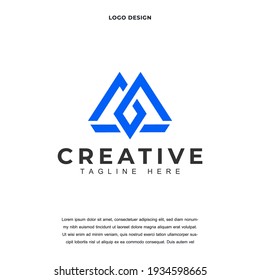 Icono de letra creativa M diseño de ilustración vectorial. Letra alfabética color de diseño del logotipo M editable