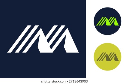 Creative letter M logo art
