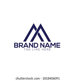  diseño de logotipo M de letra creativa