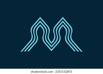 Plantilla de diseño de logotipo de letra creativa