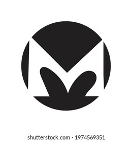 creative letter M logo illustration design template