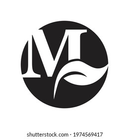 creative letter M logo illustration design template