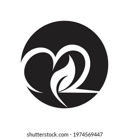 creative letter M logo illustration design template