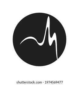 creative letter M logo illustration design template
