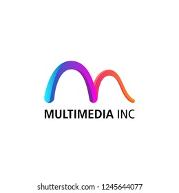 Creative letter M logo inspiration. Vector illustration