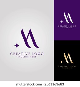 Creative letter M logo vector design