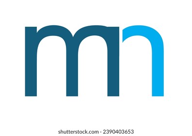 creative of letter M and N logo