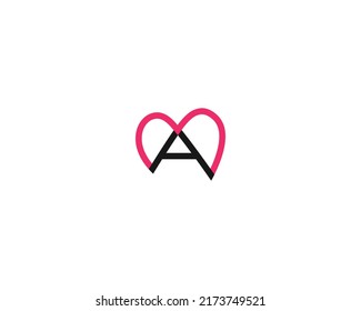 Creative Letter AM or MA Logo Design Vector Template