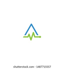Creative Letter A Medical Healthcare