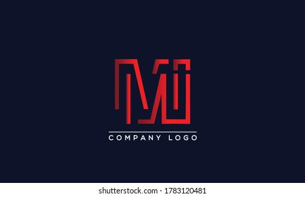 Creative Letter MI Logo Design Vector Template. Initial Letter MI Logo Design	