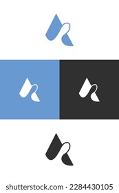 creative letter A minimal logo icon template