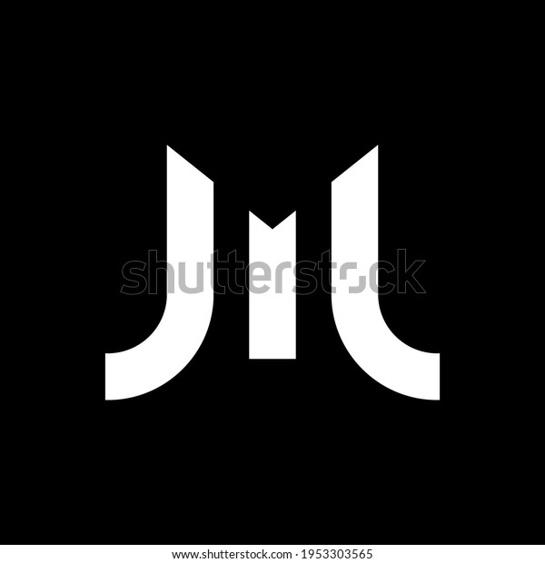 Creative Letter Mj Jm Initial Logo Stock Vector Royalty Free 1953303565 4949