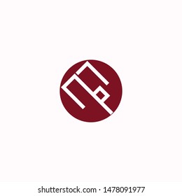 creative letter mp logo design idea