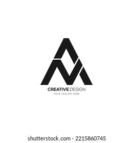 Creative letter N A elegant logo design