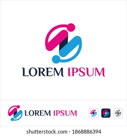 Plantilla vectorial de diseño con logotipo de carta creativa N.
