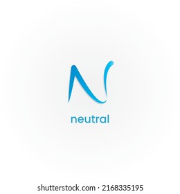 creative letter n logo design
