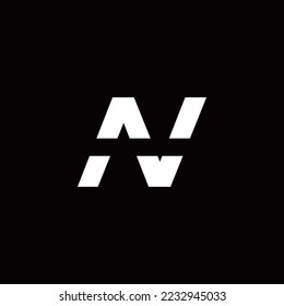 Creative letter n logo design Free Vector