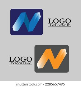 Creative Letter N logo Design Concepts. Creative letter N Vector Logo set