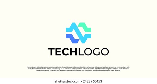 tecnología de diseño de letras y logotipos creativos