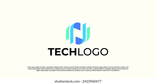 tecnología de diseño de letras y logotipos creativos