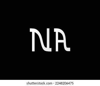 creative letter NA logo design vector template