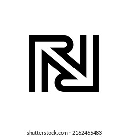 Creative Letter Nr Rn Rr Logo Stock Vector (Royalty Free) 2162465483 ...