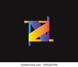 creative letter NZ logo design vector template