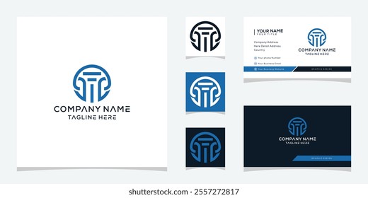 creative letter O law firm justice logo design, business card vector template