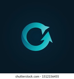 creative letter o logo design