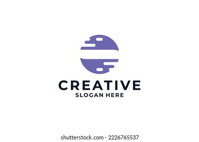 Creative letter O logo design template.