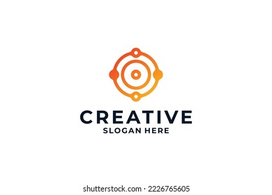 Creative letter O logo design inspiration.