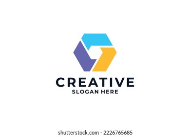 Creative letter O logo design inspiration.