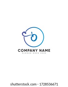 Plantilla de logotipo de letra creativa O, logotipo de vector para identidad empresarial y de empresa 