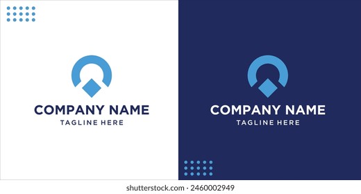 creative letter o people logo design, modern logo concept, design inspiration, vector