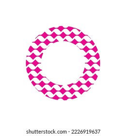 Creative Letter O Pixel Logo Vector Design.