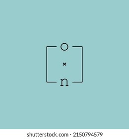 creative letter ON logo design concept for sale in high quality professional design.