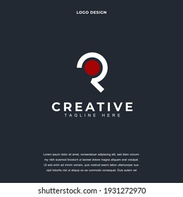 Icono de letra creativa P ilustración vectorial de diseño de logotipo. Letra alfabética P color de diseño del logotipo editable