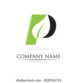 creative letter p Logo Template vector icon design