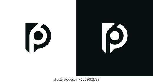 creative letter P6 logo design inspiration