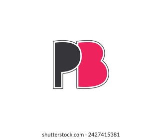 Creative Letter PB Logo Design Vektor-Vorlage
