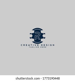 Creative letter PR security logo, and app PR logo.