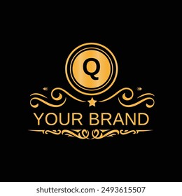 Creative letter Q unique logo design vector and Illustration