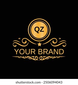 Creative letter QZ unique logo design vector and Illustration