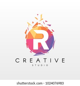 Creative Letter R Logo Design.