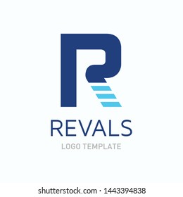 Creative Letter R Logo design vector template. Type Character Symbol Logotype