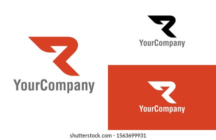 Creative letter R logo design template. Creative vector emblem, for icon or design concept.