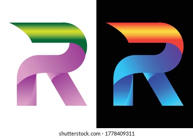 Design des Creative Letter R-Logos