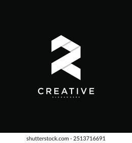 Creative letter R logo icon design template. Premium Vector